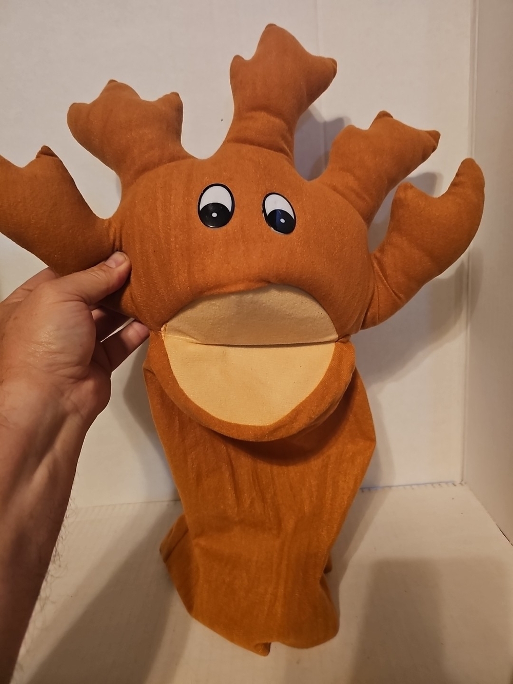Plush Tree Puppet Hand Puppet -brown